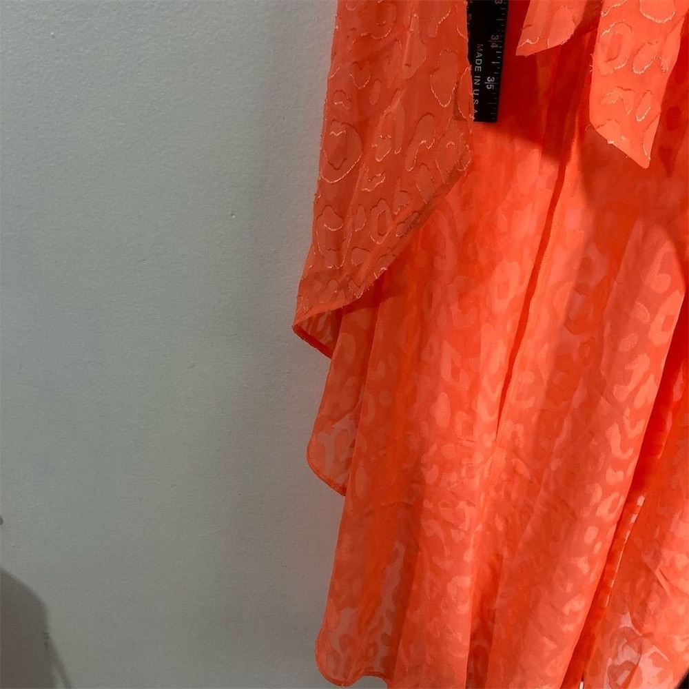 Guess Women's Sleeveless Wrap Romper Orange Size 2 Summer Casual - Picture 14 of 16